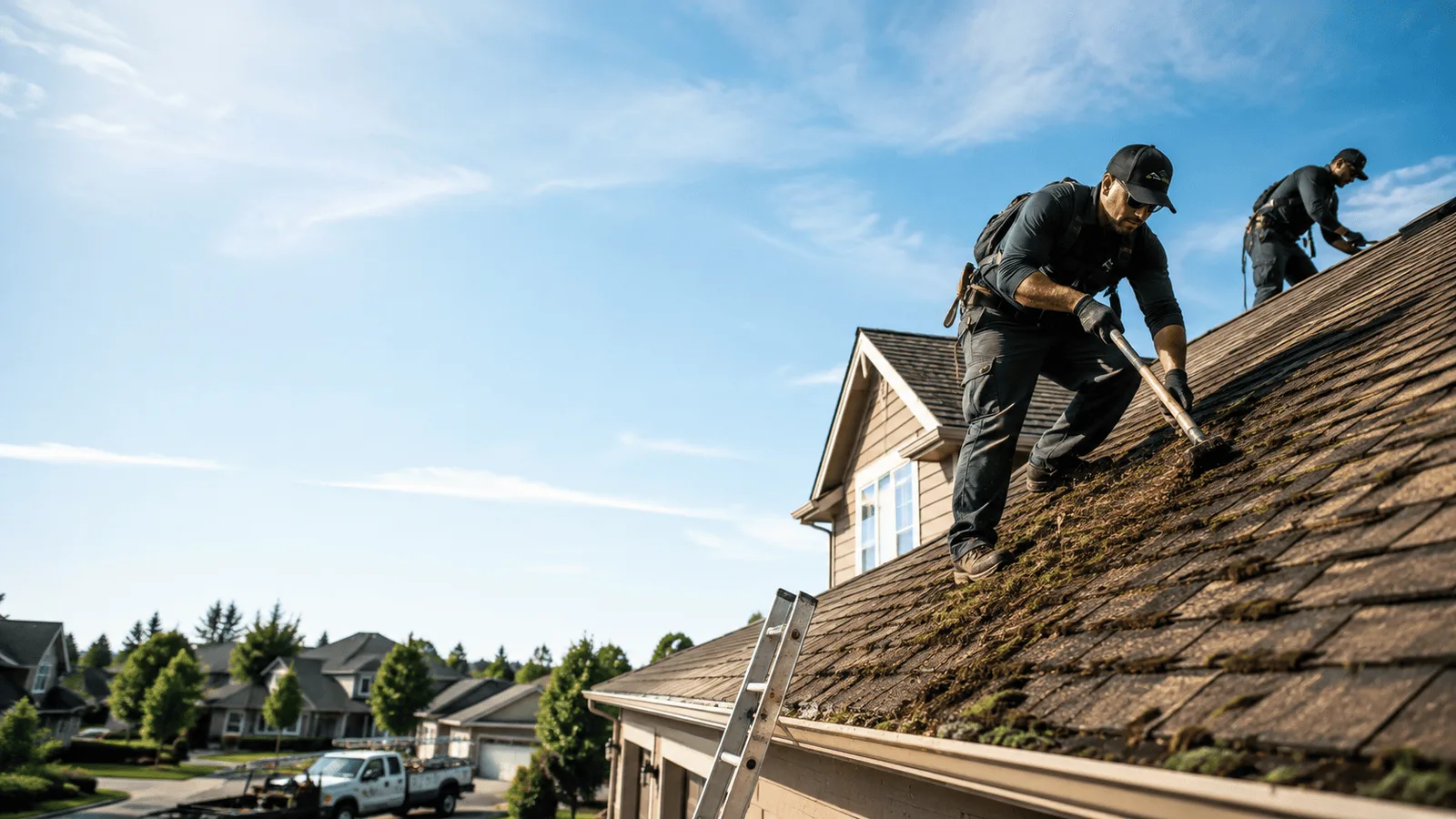 Roof Moss Removal in Iron River, MI near me